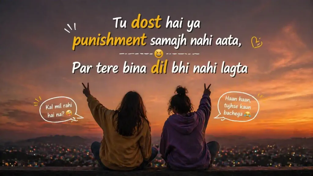 Funny Shayari for Best Friend
