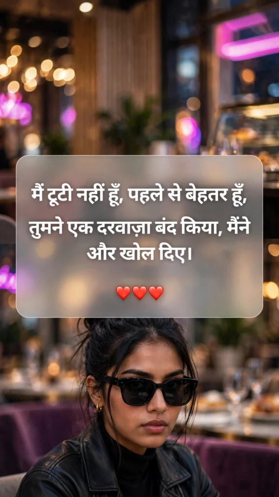 Breakup Attitude Shayari for Girl