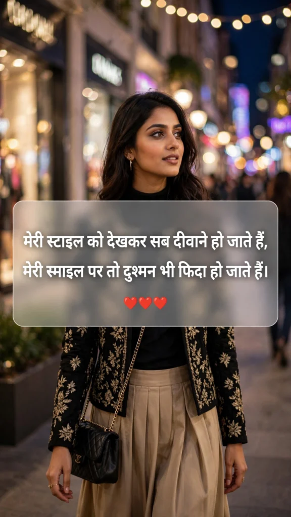 Stylish Attitude Shayari for Girls