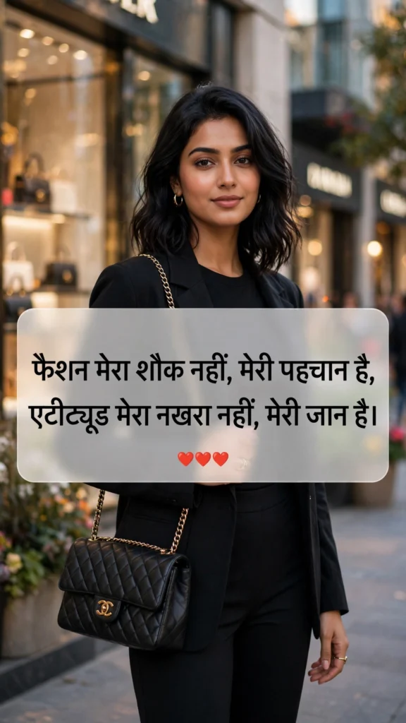 Stylish Attitude Shayari for Girls