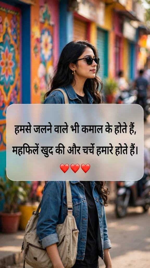 Attitude Shayari for Girls in Hindi