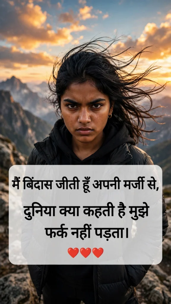 Killer Attitude Shayari for Girls