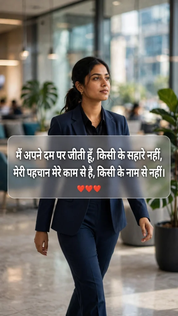 Independent Girl Attitude Shayari