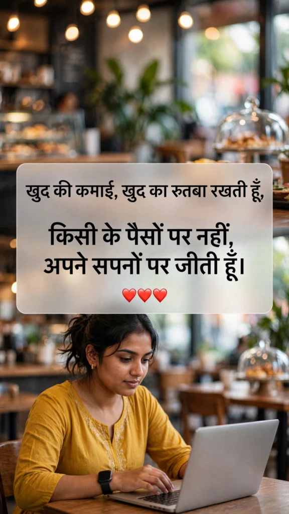 Independent Girl Attitude Shayari
