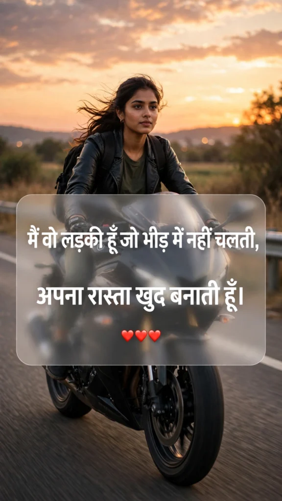 Independent Girl Attitude Shayari