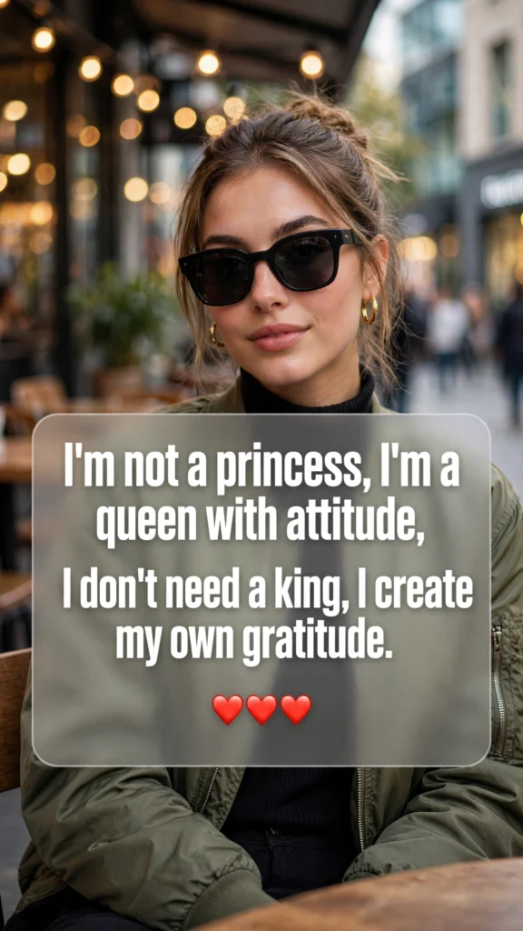 Attitude Shayari for Girls in English