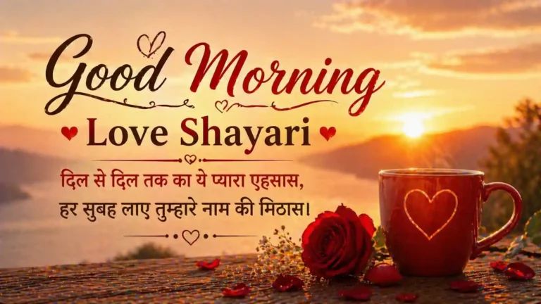 Good Morning Love Shayari in Hindi