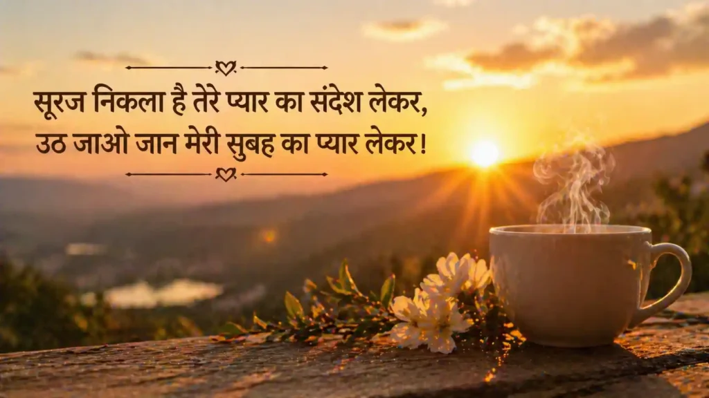 Good Morning Love Shayari in Hindi