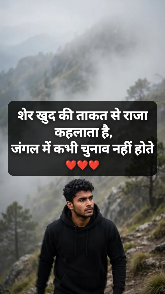 Boys Attitude Shayari in Hindi
