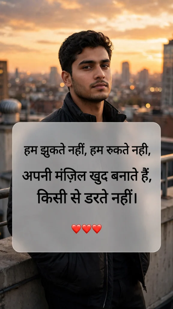 Attitude Motivational Shayari