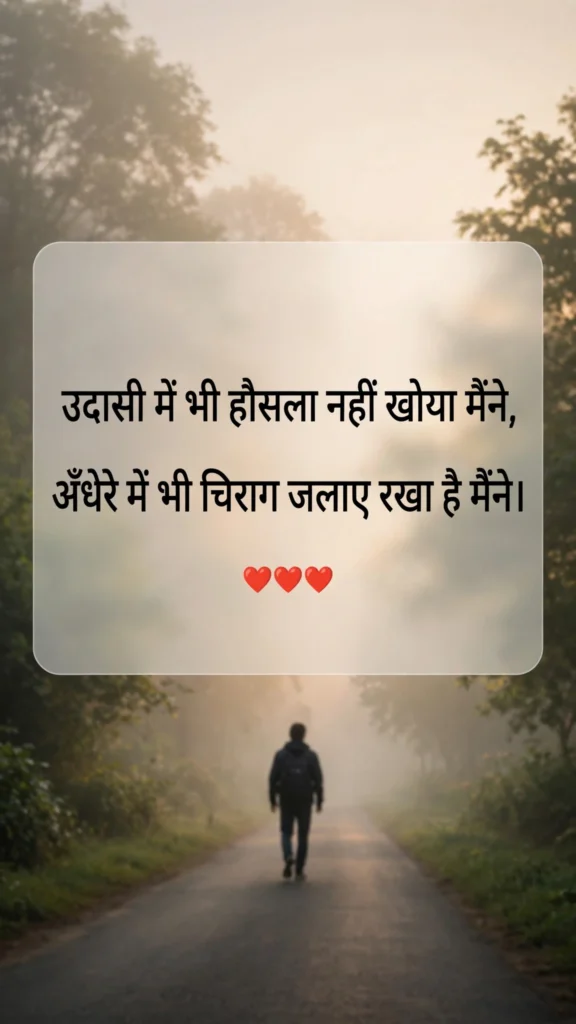 Sad Motivational Shayari
