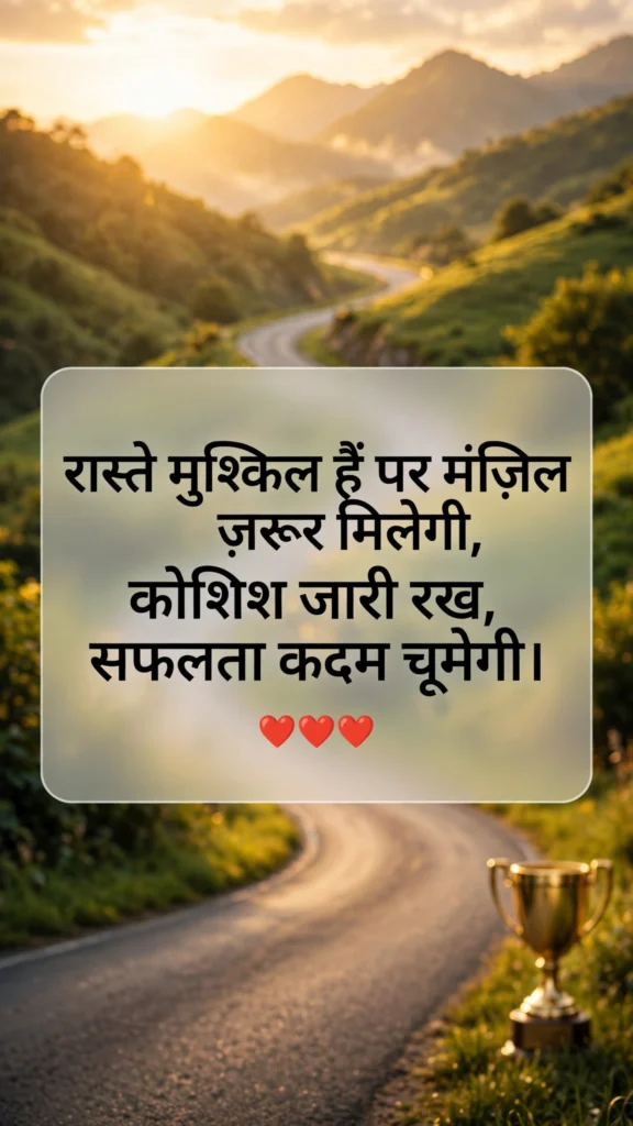 Powerful Motivational Shayari for Success