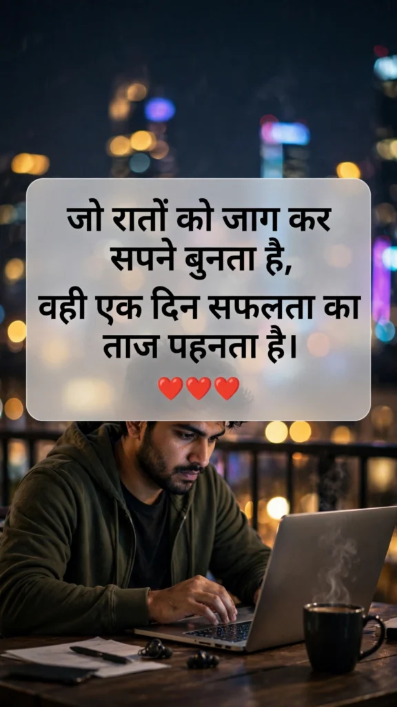 Powerful Motivational Shayari for Success