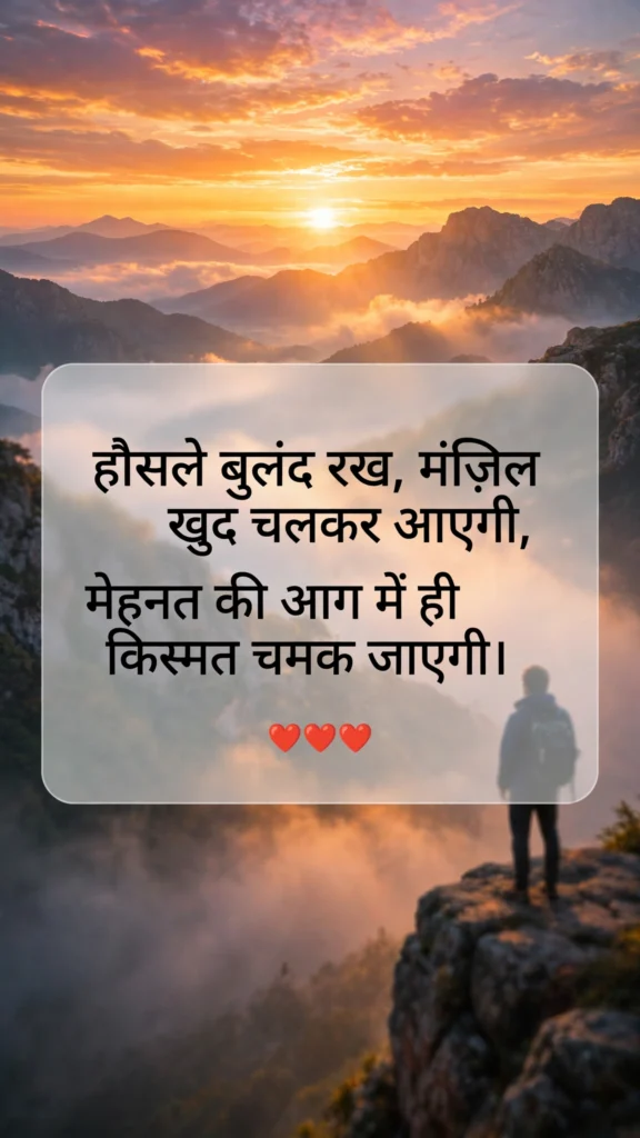 Life Motivational Shayari