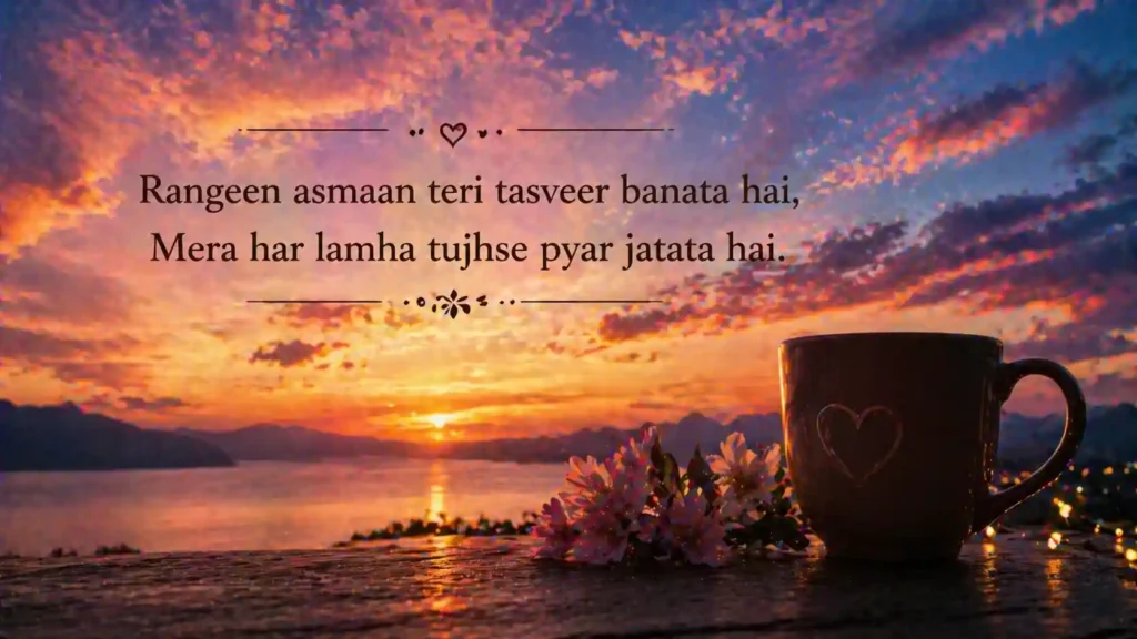 Romantic Good Morning Love Shayari
