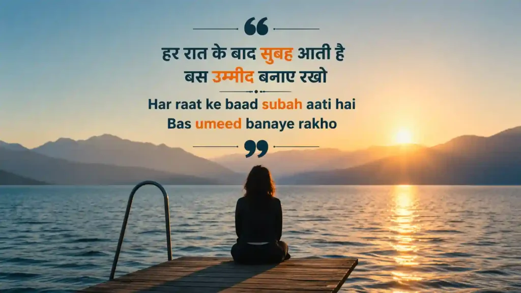 Sad Motivational Shayari