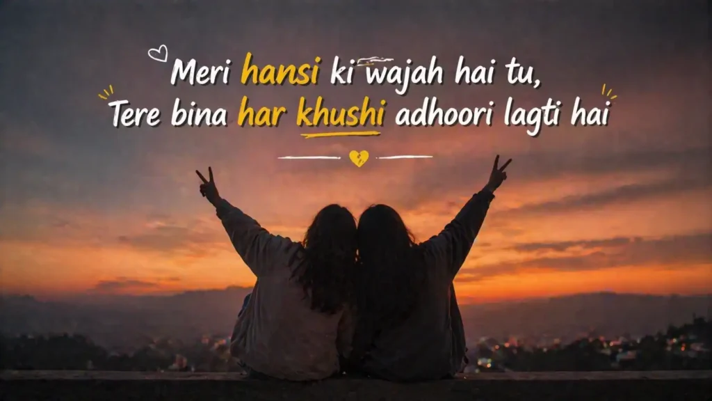 Shayari for Best Friend Girl in Hindi