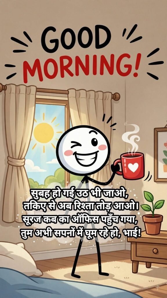 Good Morning Funny Shayari