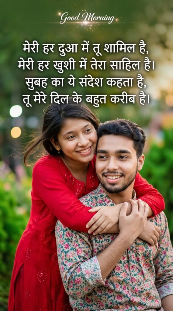 Heartfelt Good Morning Shayari for Love