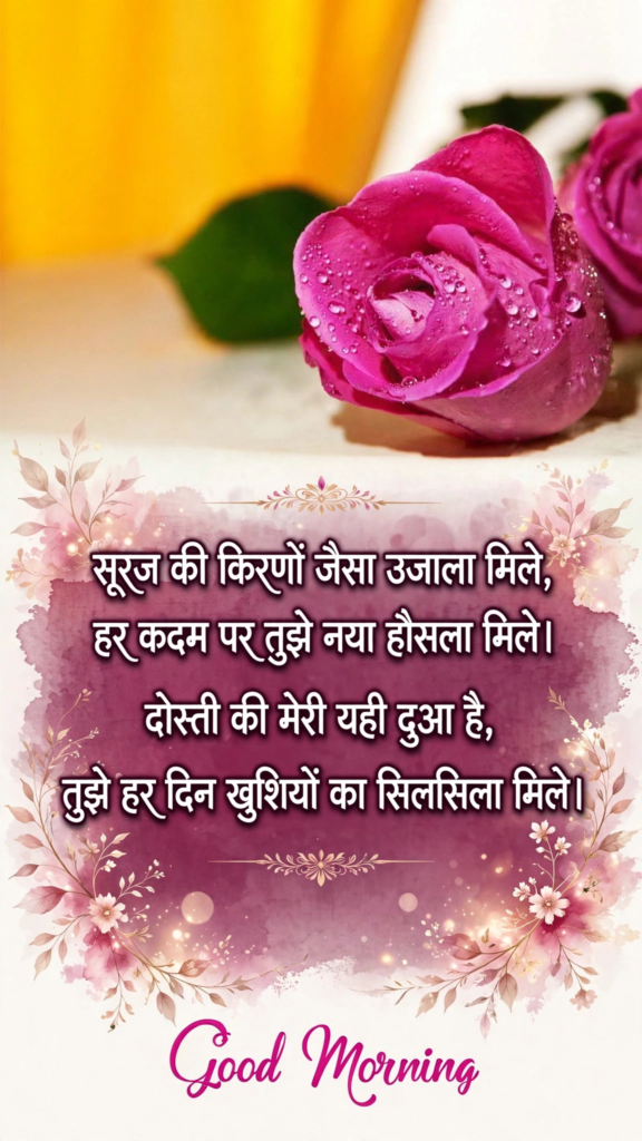 Dosti Good Morning Shayari 