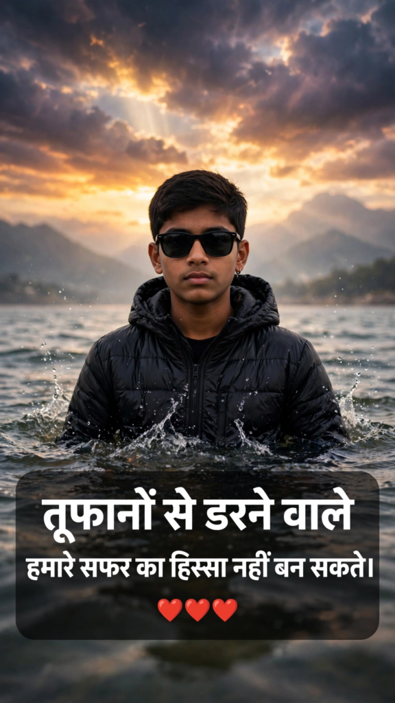 Instagram Shayari Hindi Attitude Boy