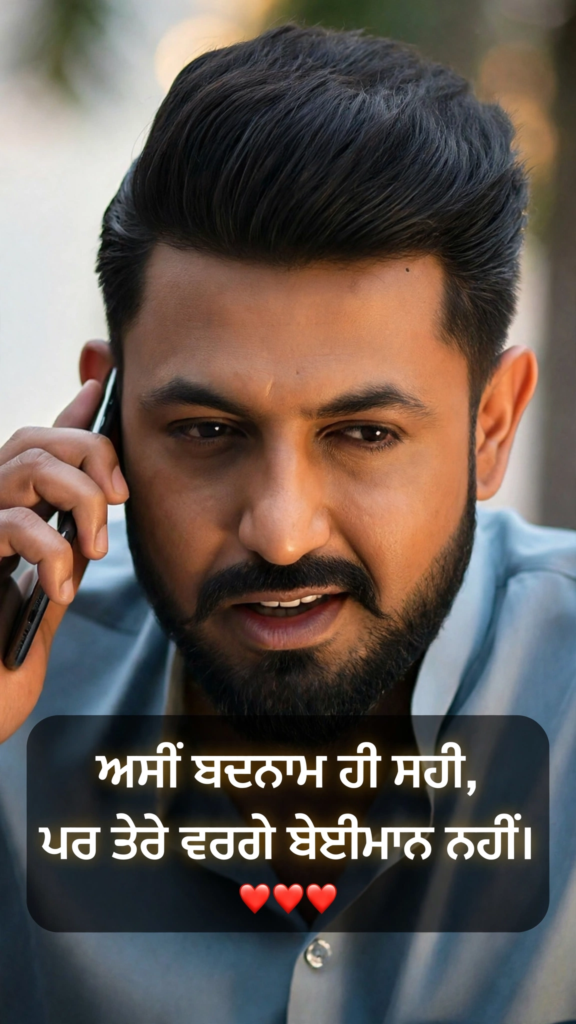 Punjabi Shayari Attitude Boy