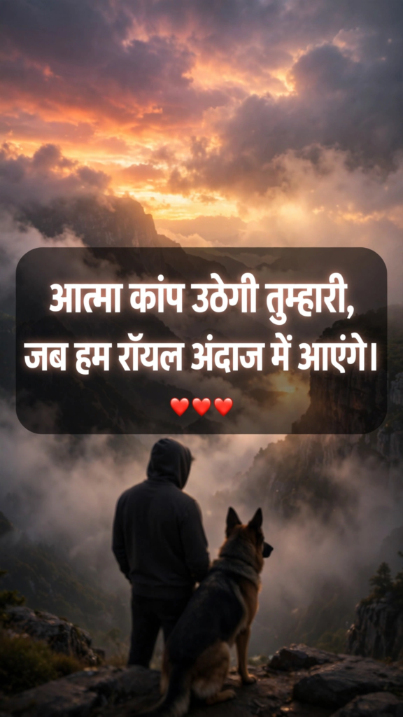 Royal Attitude Shayari for Boys