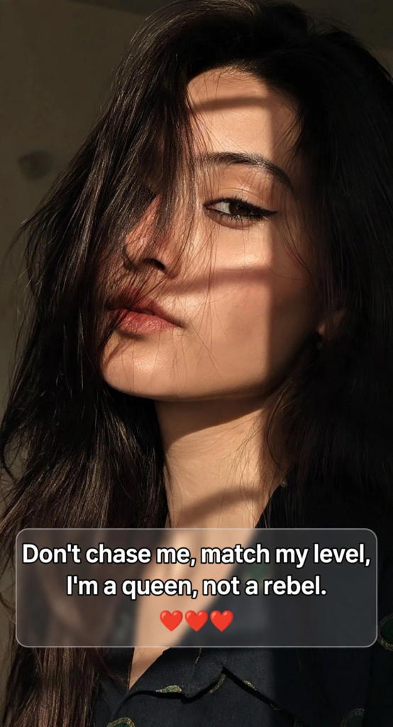 Girls Attitude Shayari in English