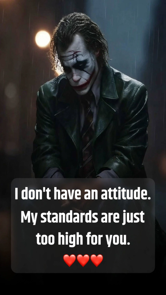 Savage Attitude Shayari in English
