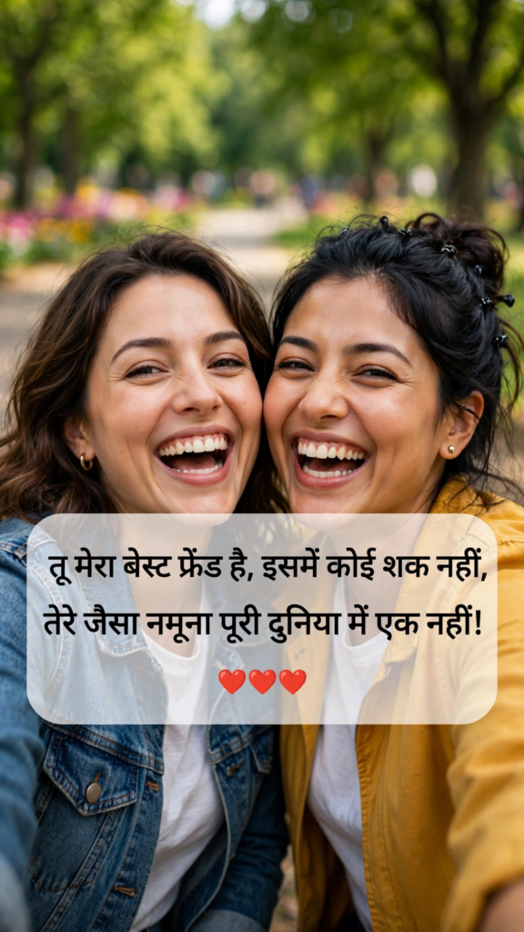 2 Line Funny Shayari for Best Friend