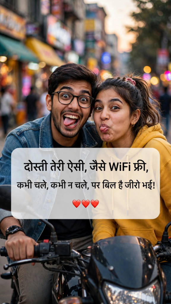 Funny Shayari in Hindi for Friends