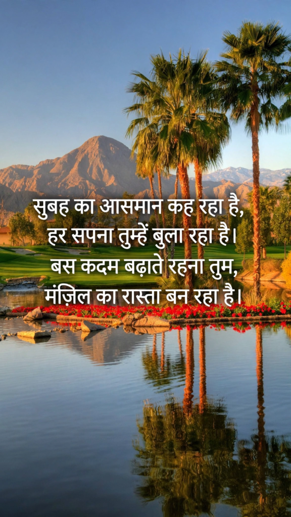 Latest Good Morning Shayari Images in Hindi
