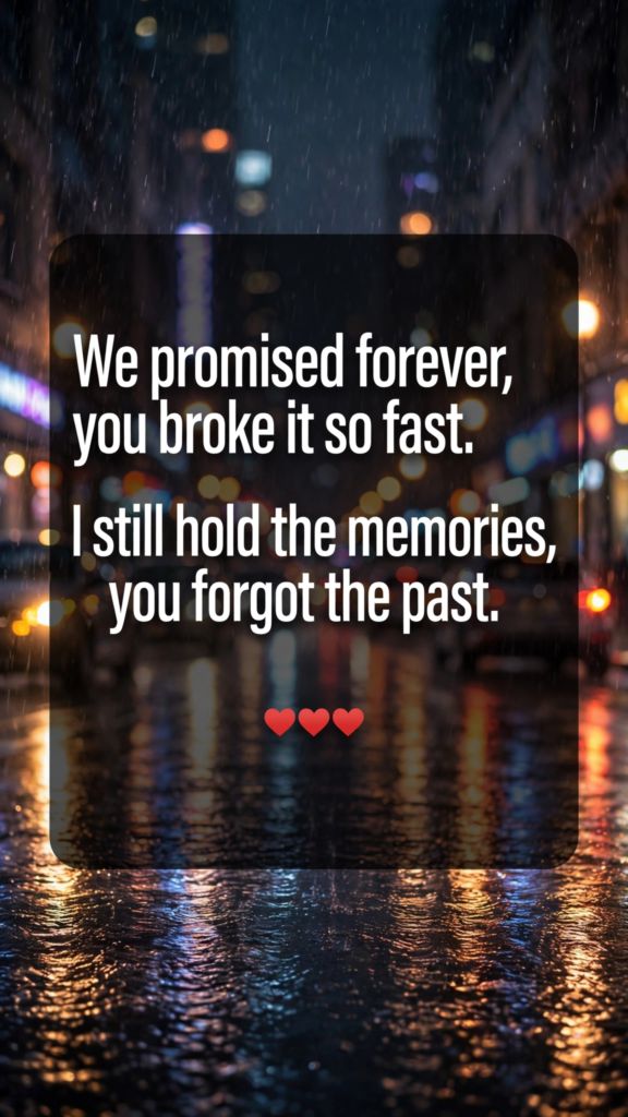 Breakup Shayari in English