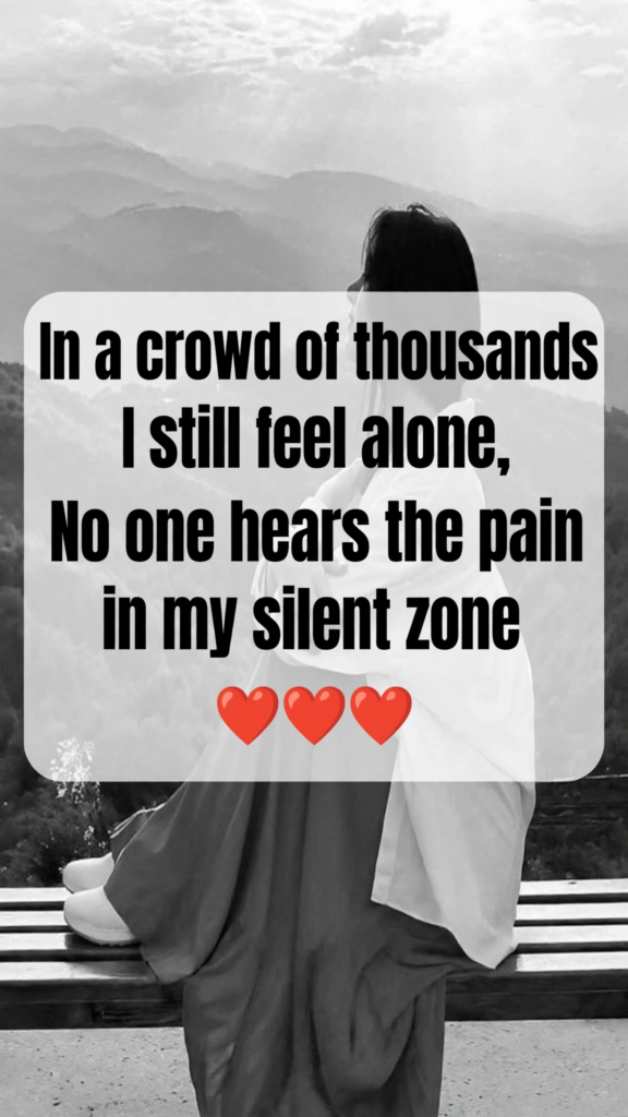 Feeling Alone Sad Shayari in English