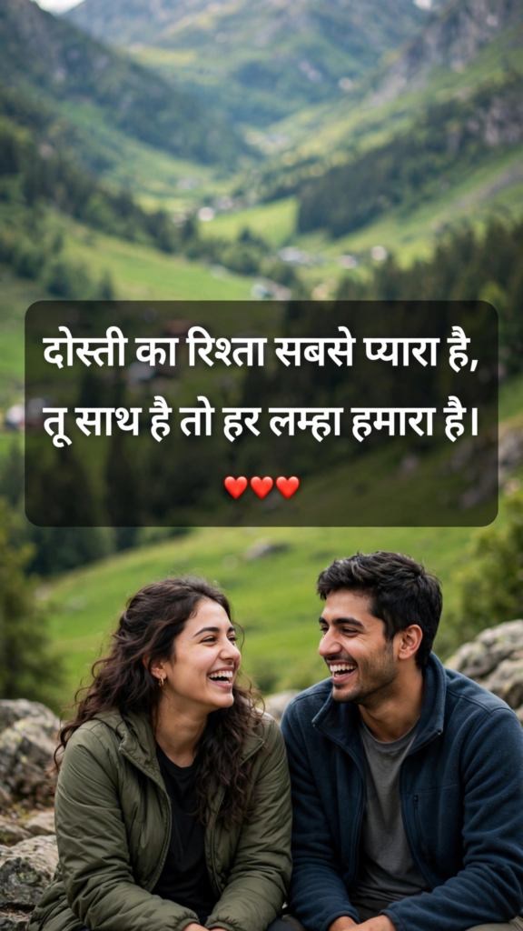 Dosti Shayari 2 Line