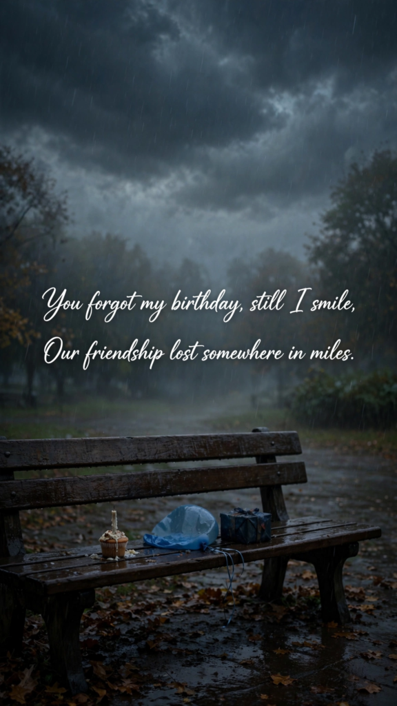 Birthday sad Shayari for Friends