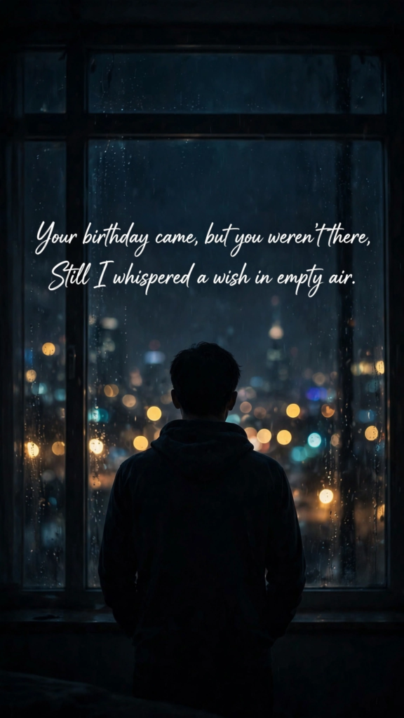 Birthday sad Shayari for Friends