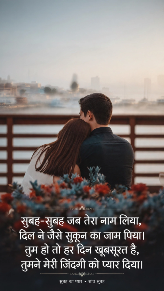 Good Morning Shayari for GF