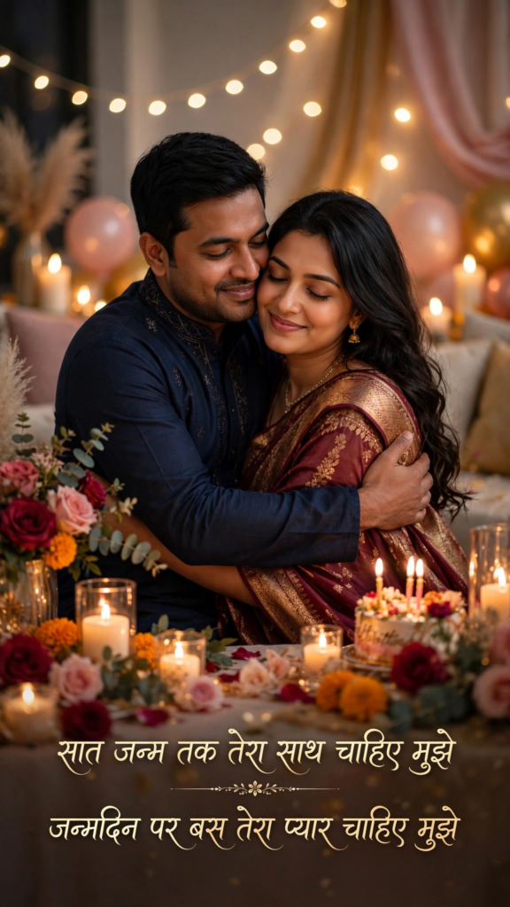 Birthday Shayari for Husband and Wife