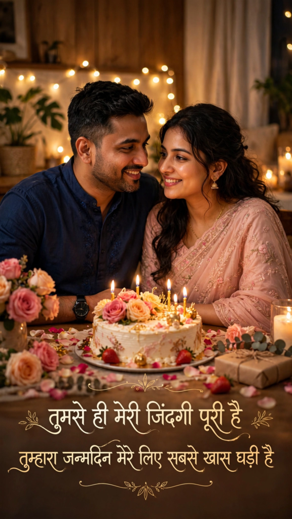 Birthday Shayari for Husband and Wife