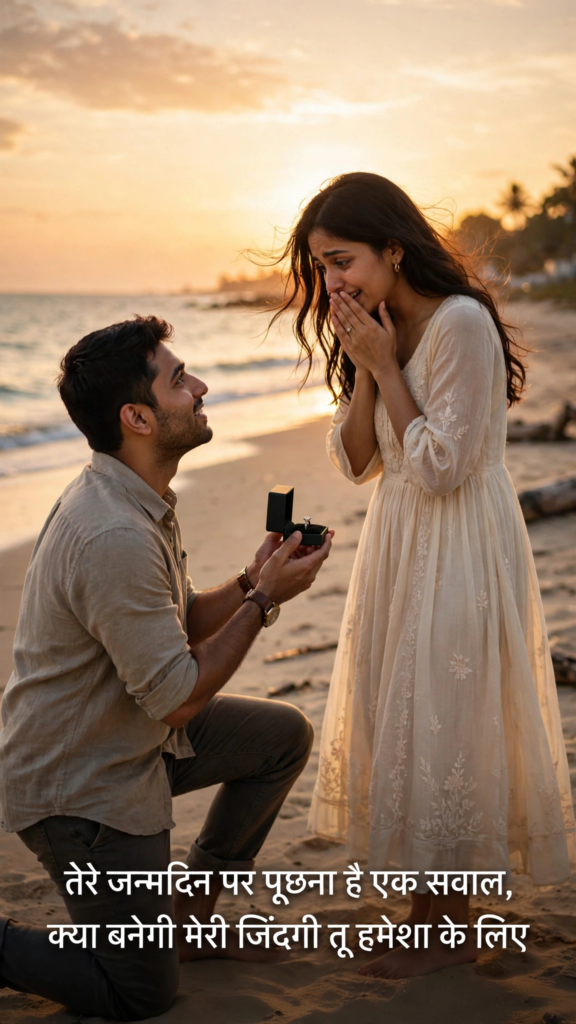 2 Line Propose Shayari in Hindi