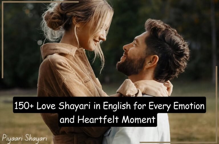 Love Shayari in English for Every Emotion and Heartfelt Moment