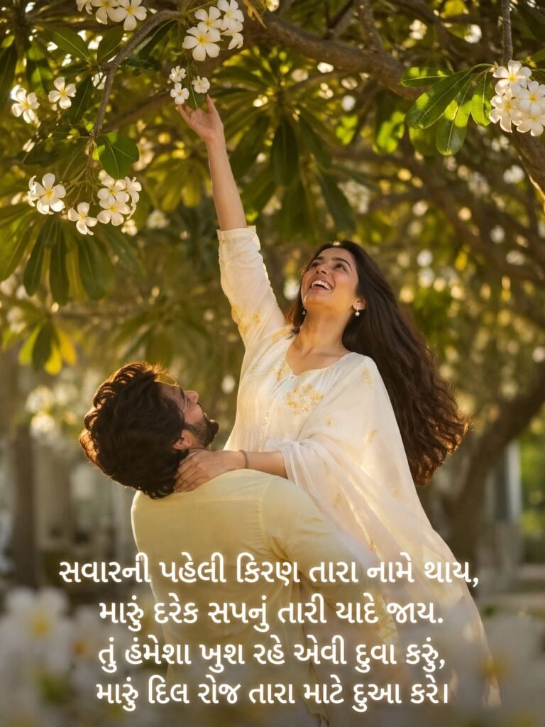 Good Morning Shayari Gujarati Love