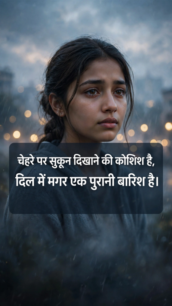 Sad shayari image for a girl 