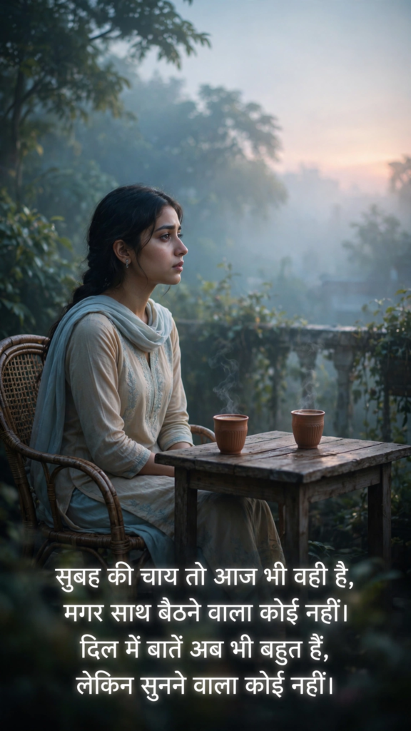 Good Morning Sad Shayari