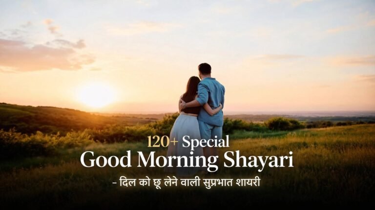 120+ Special Good Morning Shayari – दिल को छू लेने वाली सुप्रभात शायरी"