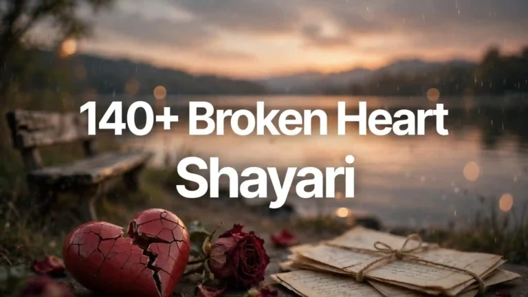 140+ Broken Heart Shayari for Lost Love