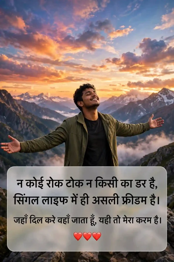 Freedom Wali Single Life Shayari