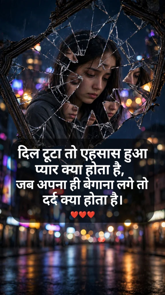 Broken Heart Sad Love Shayari