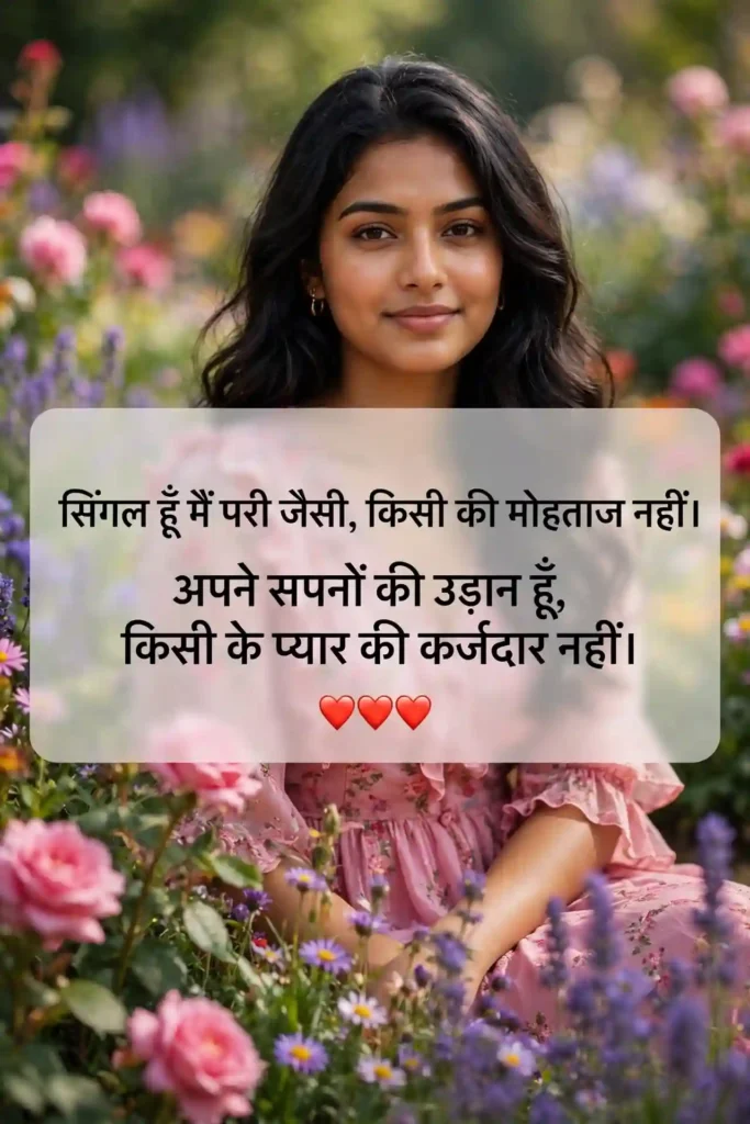 Single Life Shayari for Girls